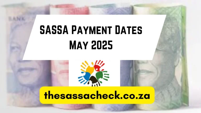 may sassa payment dates 2025